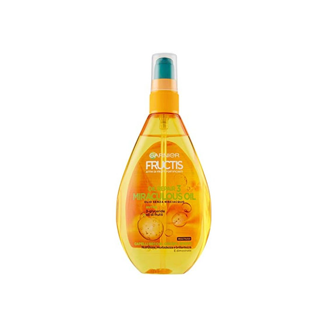 Beauty Garnier Fructis Miraculous Oil Aceite Mille multiusos sin enjuague para todos los