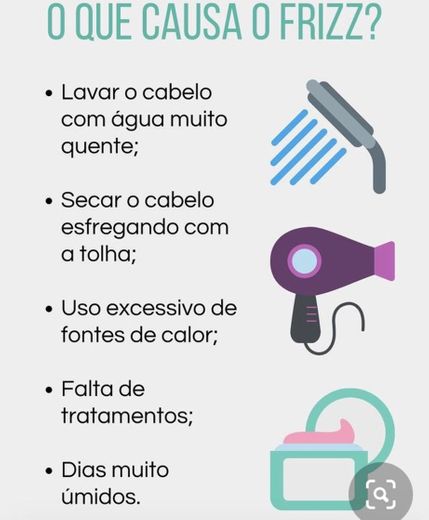 dicas pra diminuir o frizz 