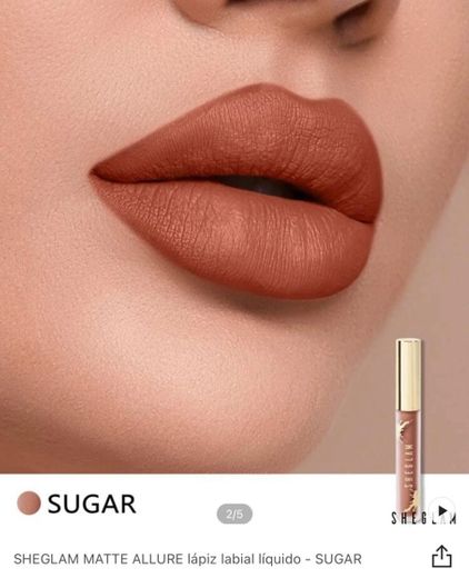 Sheglam matte liquid lipstick sugar