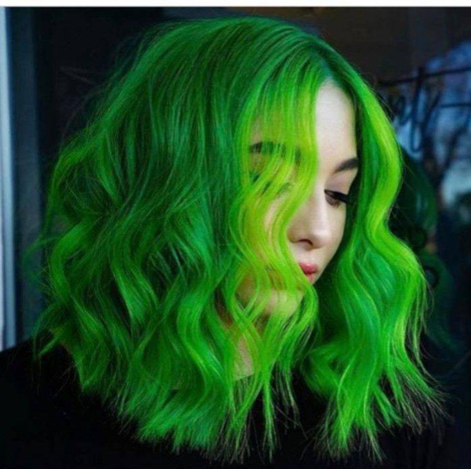 Fashion Cabelo verde 💚