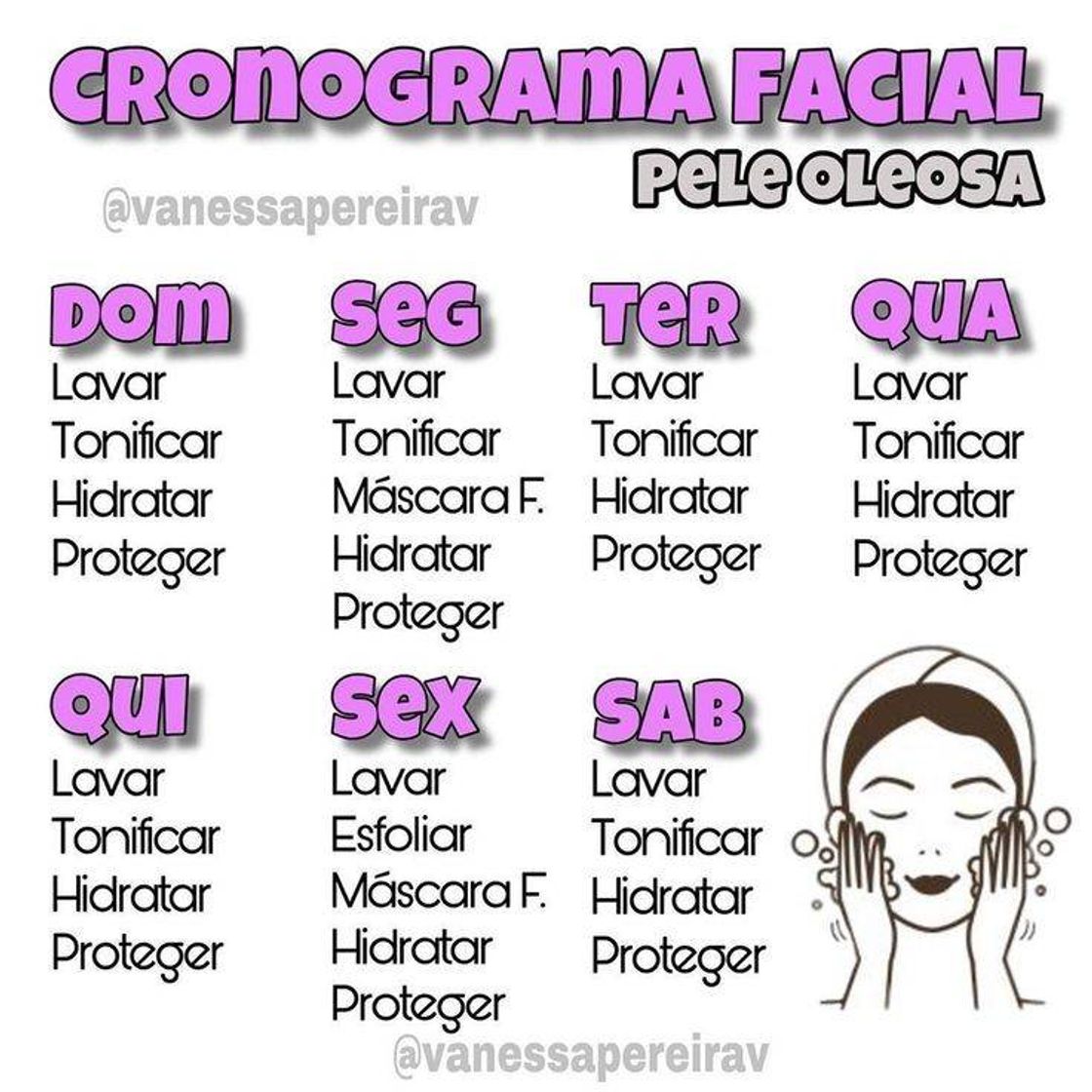 Moda Cronograma facial