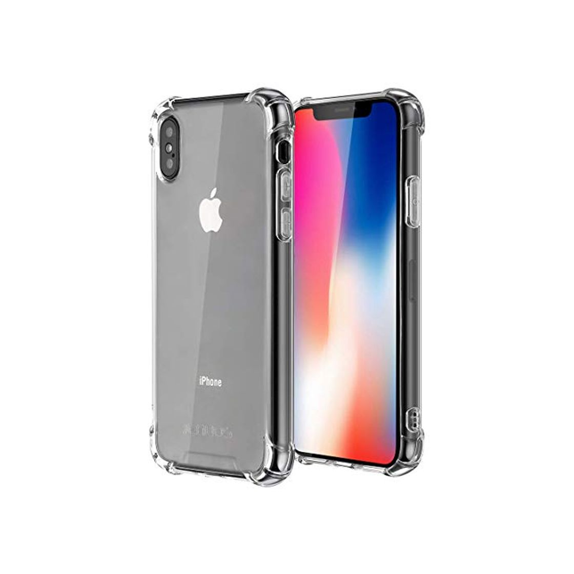 Products Jenuos Funda iPhone X/iPhone XS, Transparente Suave Silicona Protector TPU Anti-Arañazos Carcasa