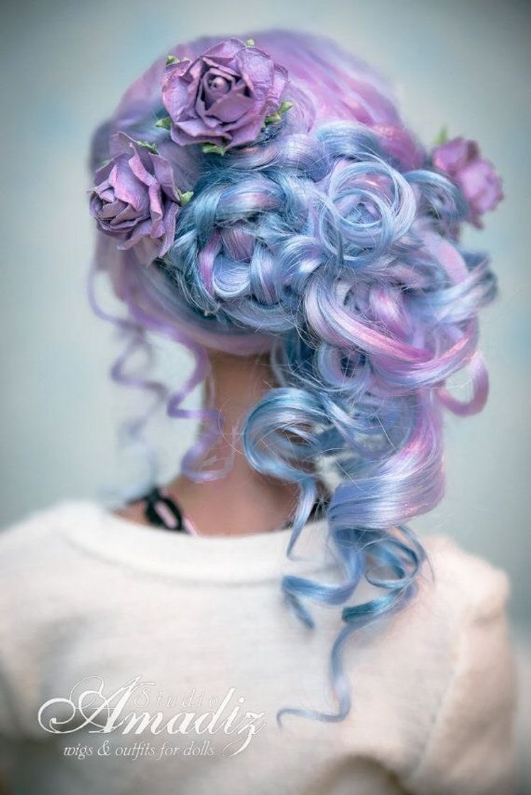 Moda Penteado com flores 