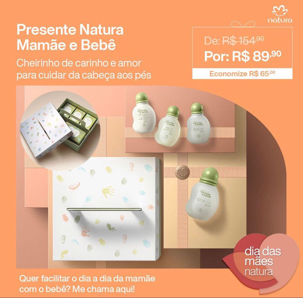 Belleza Novo Kit mamãe e bebê 