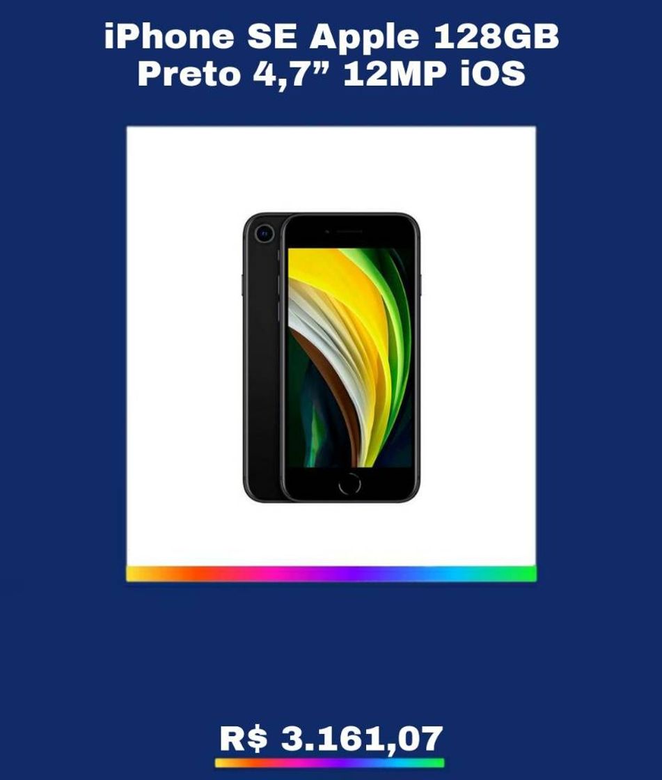 Product iPhone SE Apple 128GB Preto 4