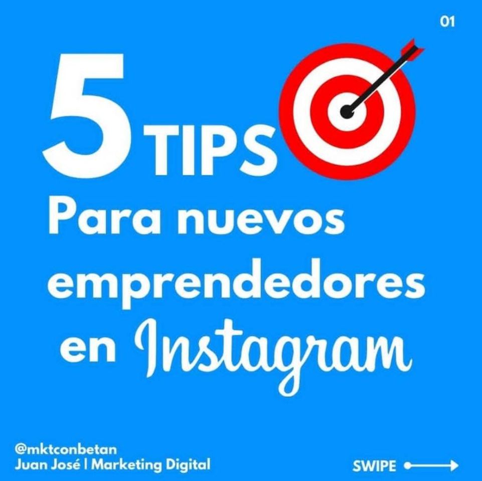 Moda 5 Tips para nuevos emprendedores en Instagram 