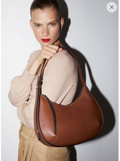 & Other Stories) Crescent Leather Bag