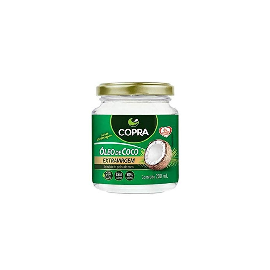 Óleo de Coco Extra Virgem - Promove Menor Acúmulo de Gorduras no