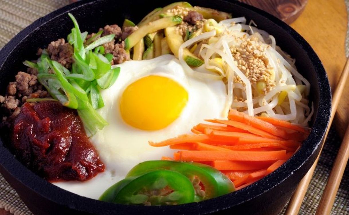 Place Receta para preparar bibimbap