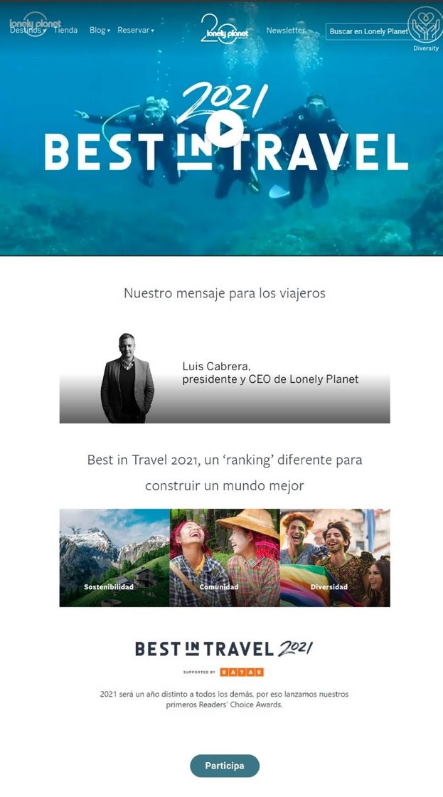 Place Las mejores experiencias de viaje para el 2021