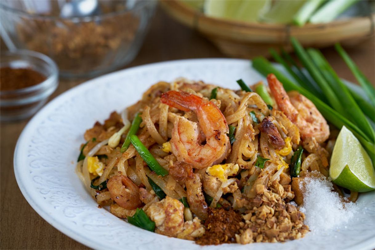 Place Receta para preparar phat thai