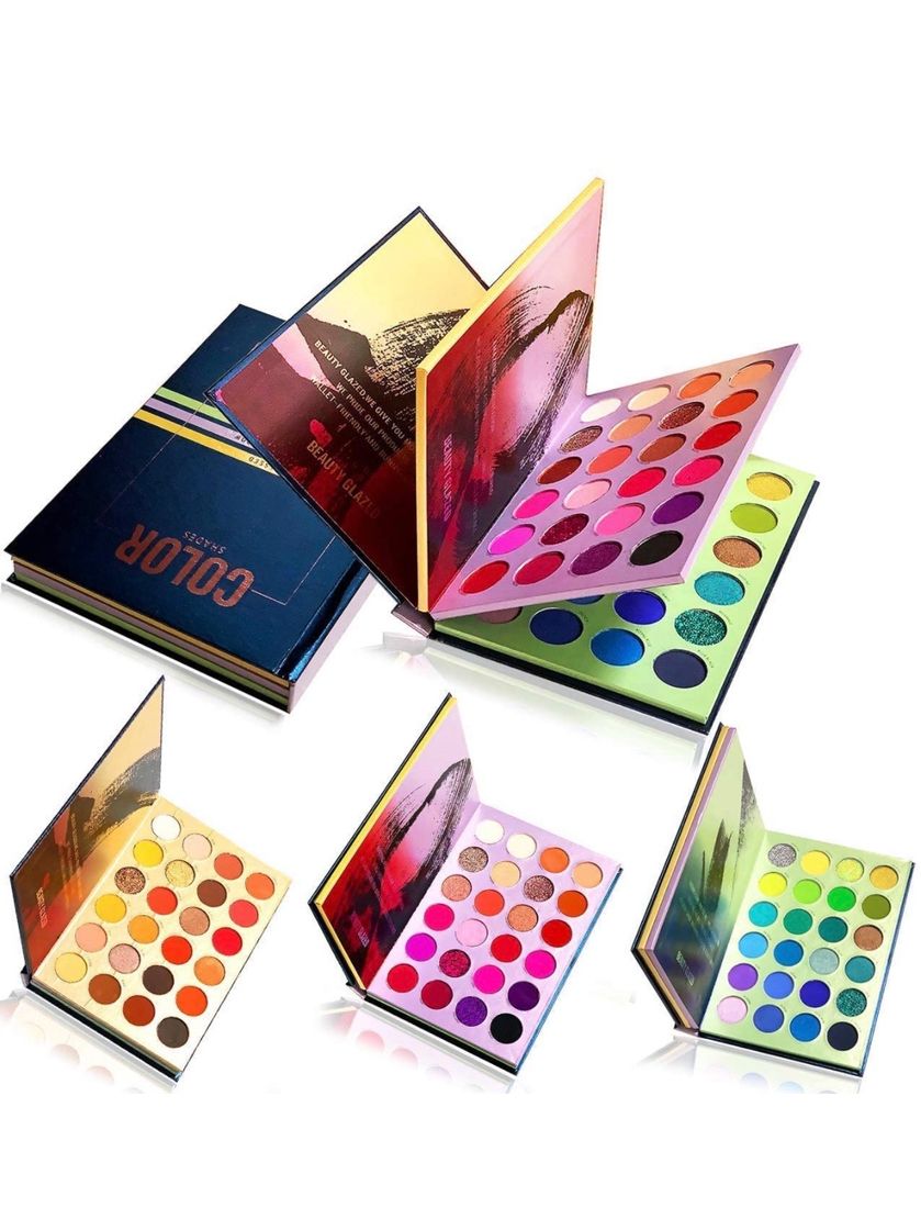 Fashion Beauty Glazed Paleta de polvo de sombra de ojos de 39 colores ...