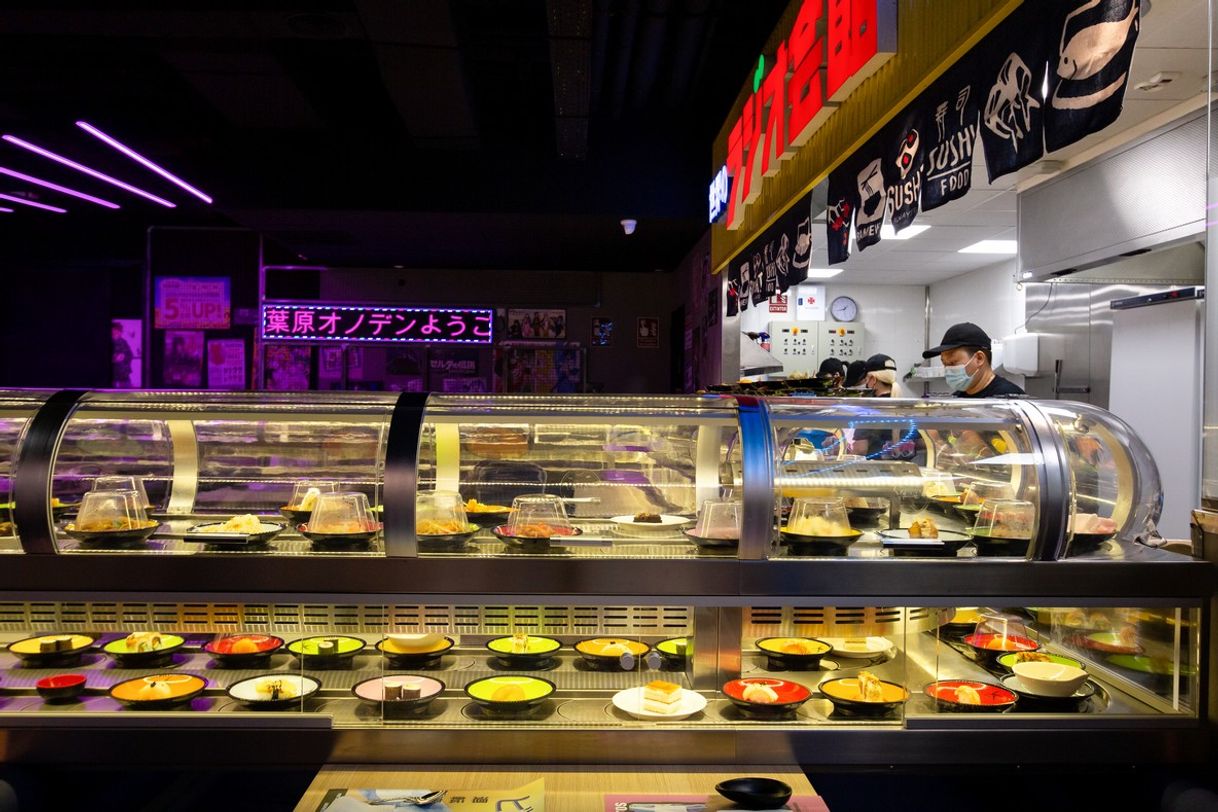 Restaurantes Running Sushi in Akihabara