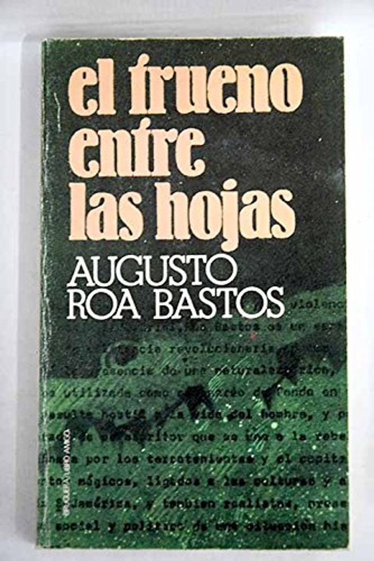 Libro El trueno entre las hojas