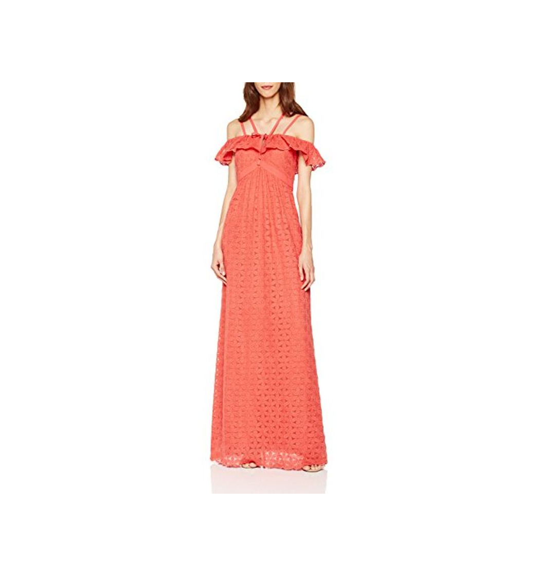 Social Intropia P626VEX06029106 Vestido de Fiesta, Naranja