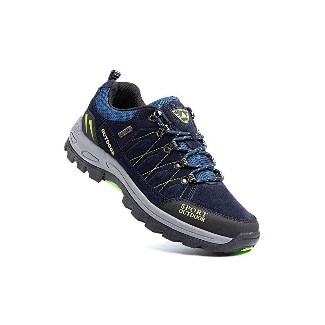 Products Zapatillas Trekking Hombre Antideslizantes Zapatos de Senderismo Transpirable Botas Montaña Bajas al Aire Libre 1 Azul Talla 42 EU