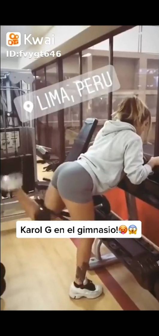 Moda Karol G en el gimnasio ❤️🥰