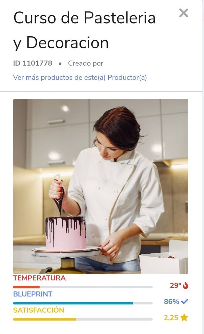 Moda Curso de Pasteleria y Decoracion✨💪 económico