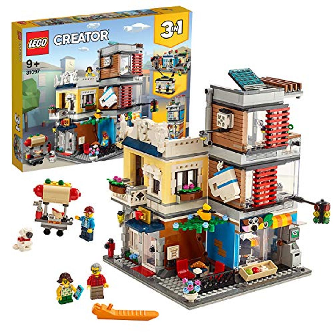 Producto LEGO Creator - Tienda de Mascotas y Cafetería Nuevo set de construcción