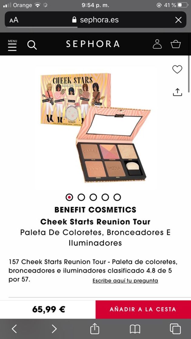 Producto Cheek Starts Reunion Tour - Paleta de coloretes