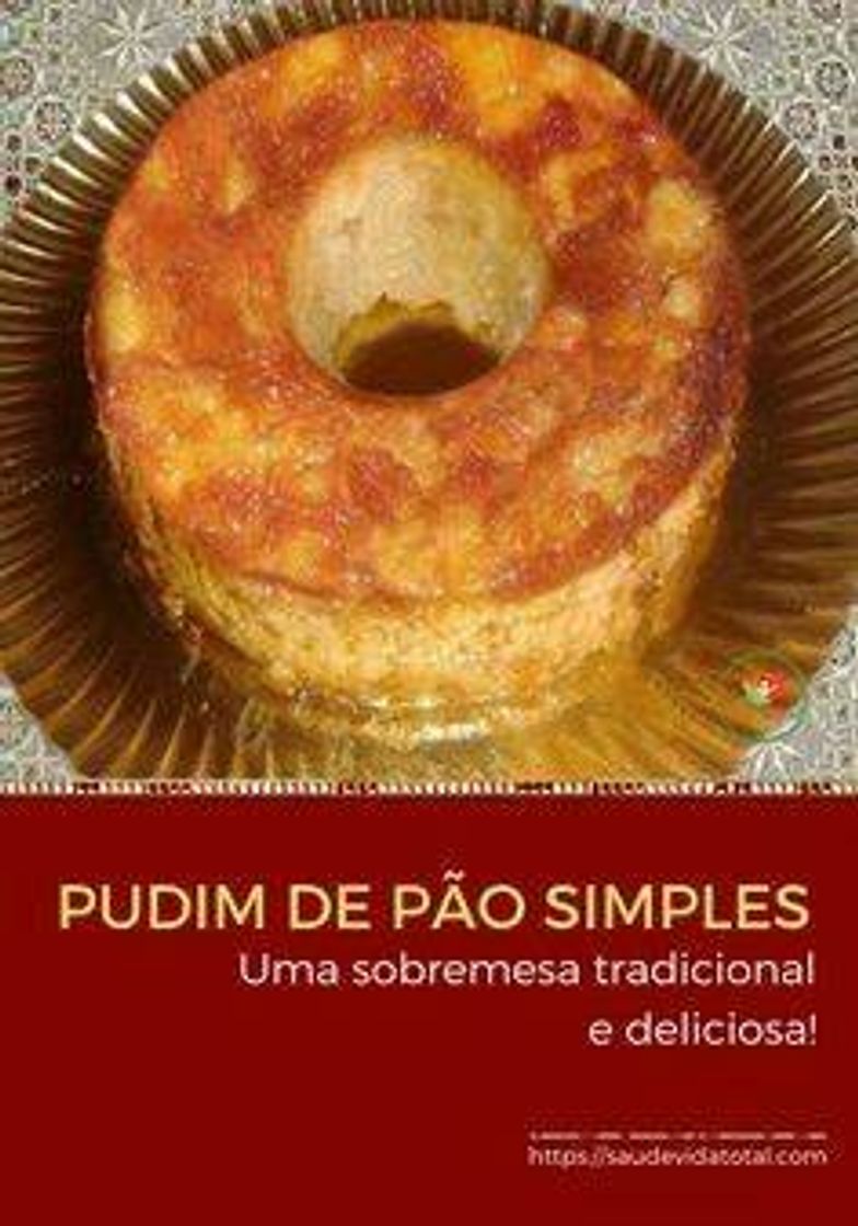 Moda Pudim de pão simples 