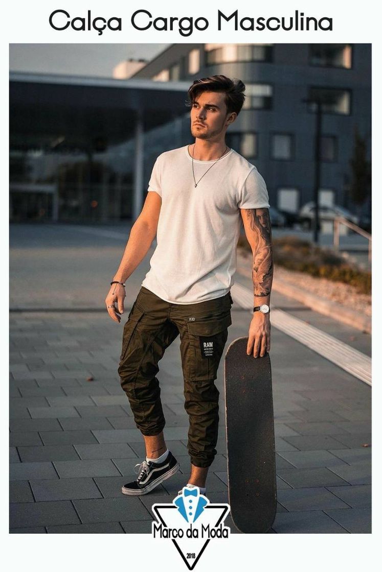 Fashion Calça cargo masculina com dicas de uso !