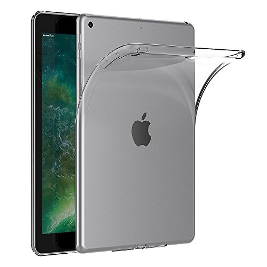 Productos AICEK Funda iPad 9.7 2017, Transparente Silicona Fundas para iPad 9.7 2017