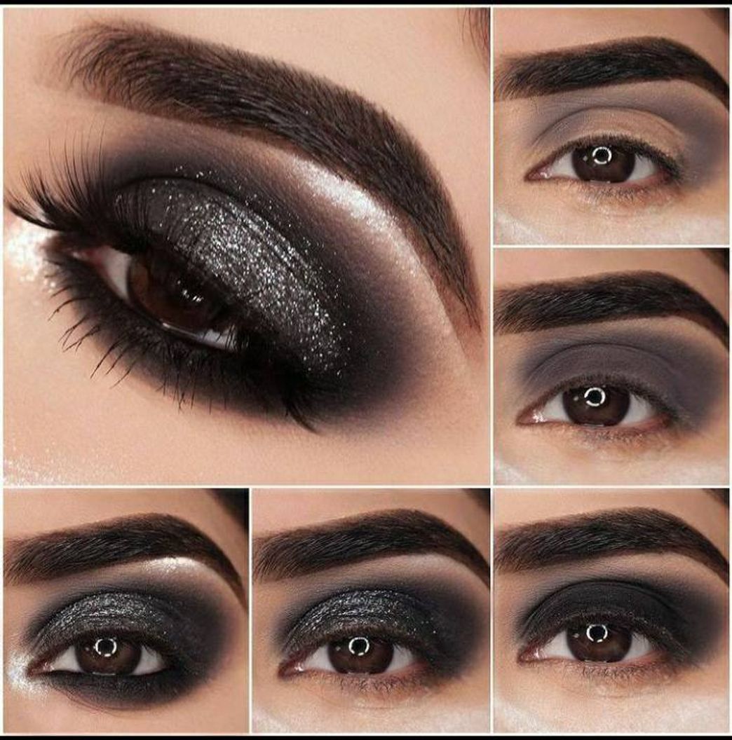 Social Make preta com brilho 