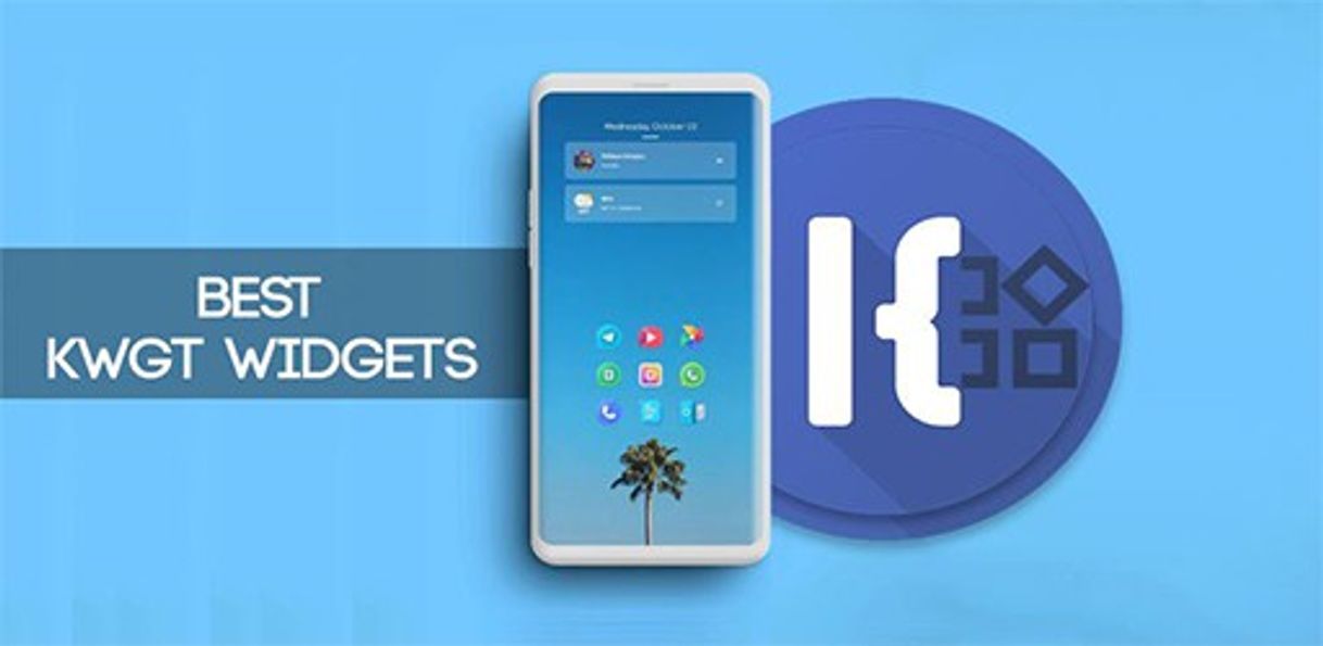 App App KWGT MAKER criador de widgets personalizados.