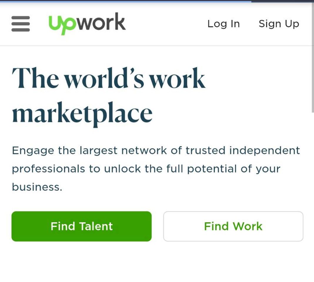 Moda In-demand talent on demand. Upwork is how. Freelancer.