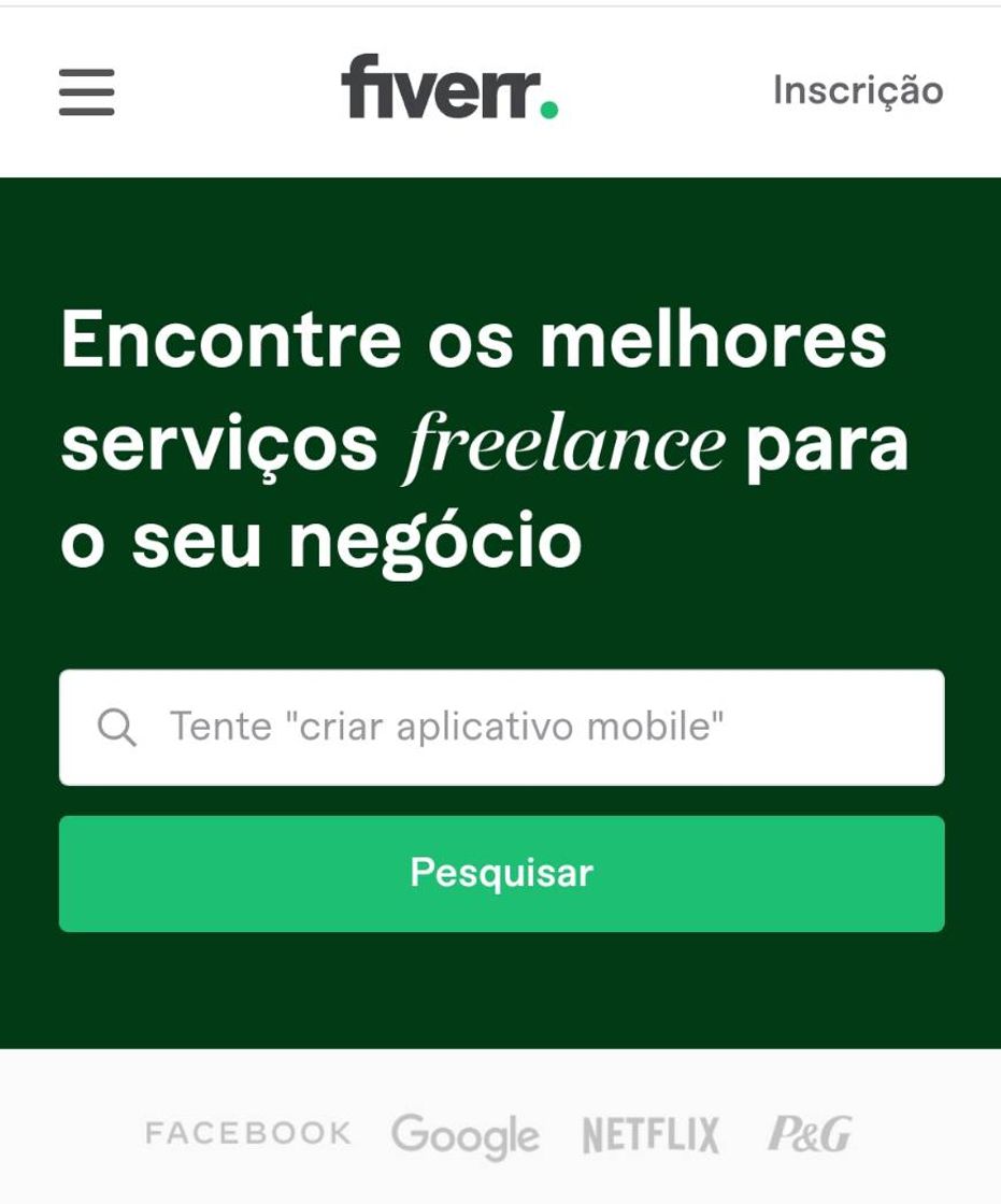 Moda Fiverr Brasil - marketplace de Serviços Freelance