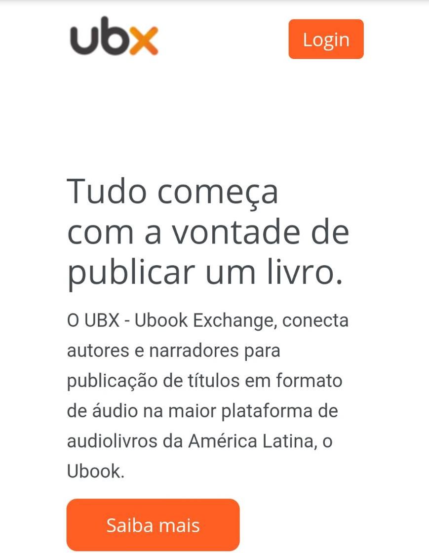 Moda UBX - Conecta autores e narradores para publicação de título