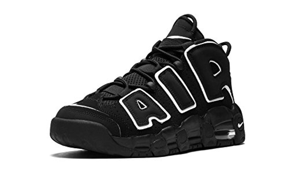 Moda NIKE AIR MORE UPTEMPO BLACK WHITE GS