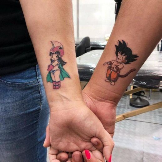 Tattoo Casal - Dragon Ball 🧡