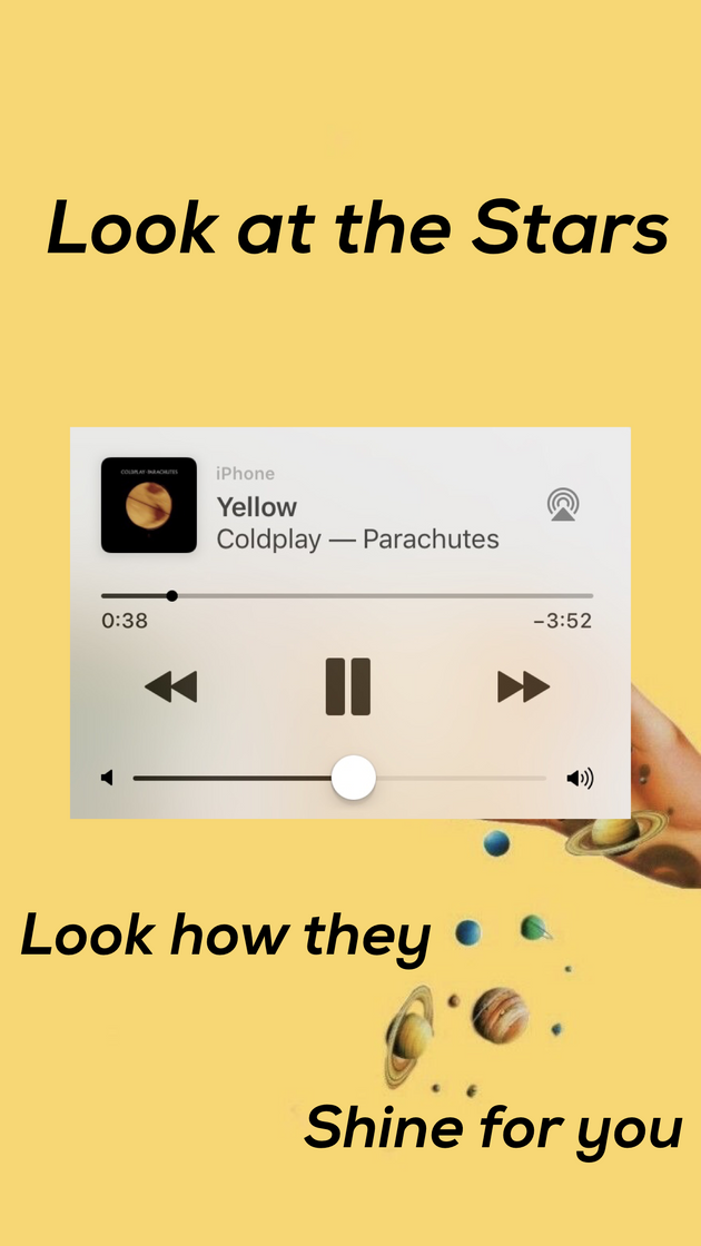 Canción Yellow