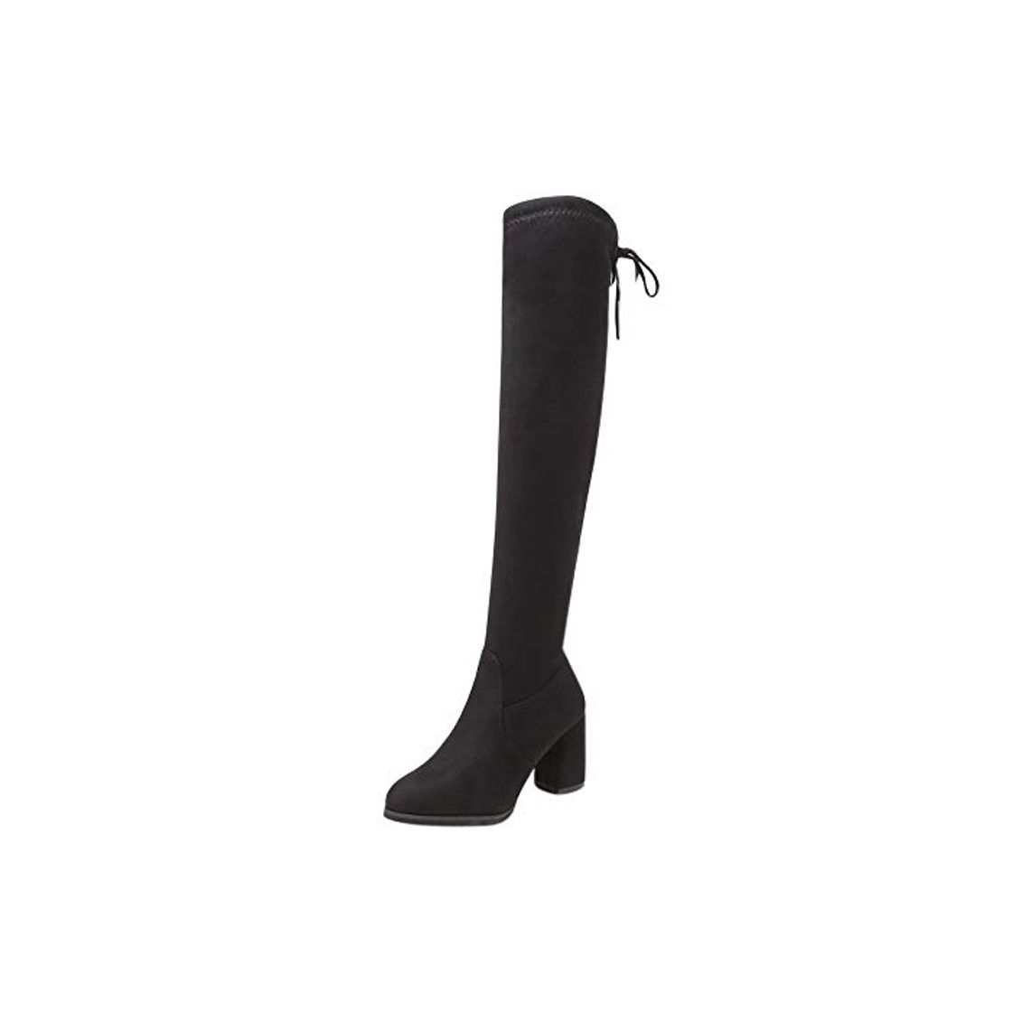 Fashion FAMILIZO Botas Mujer Otoño Botas Mujer Invierno Zapatos De Tacón Alto Clásicos De Las Mujeres sobre La Rodilla Tacones Altos Zip Ladies Martin Boots Mujer Botas Altas