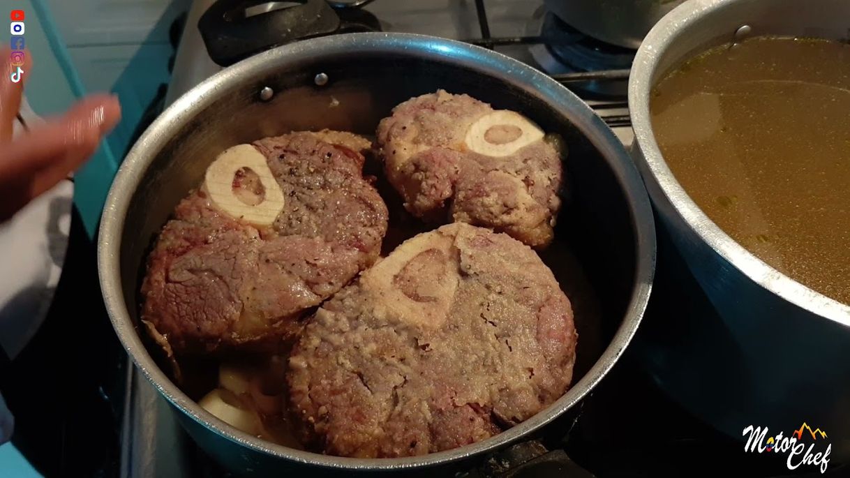 Moda Ossobuco con macarrones en salsa de champiñones y bechamel ...