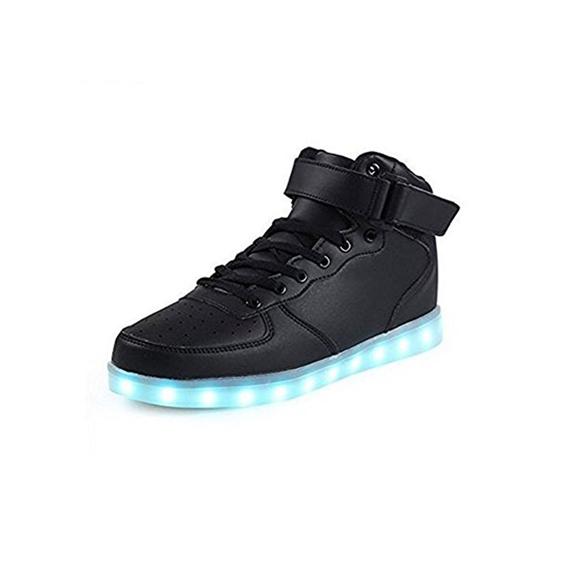 Fashion Unisex Niños USB Carga LED Luz Luminosas Flash Zapatos Zapatillas de Deporte