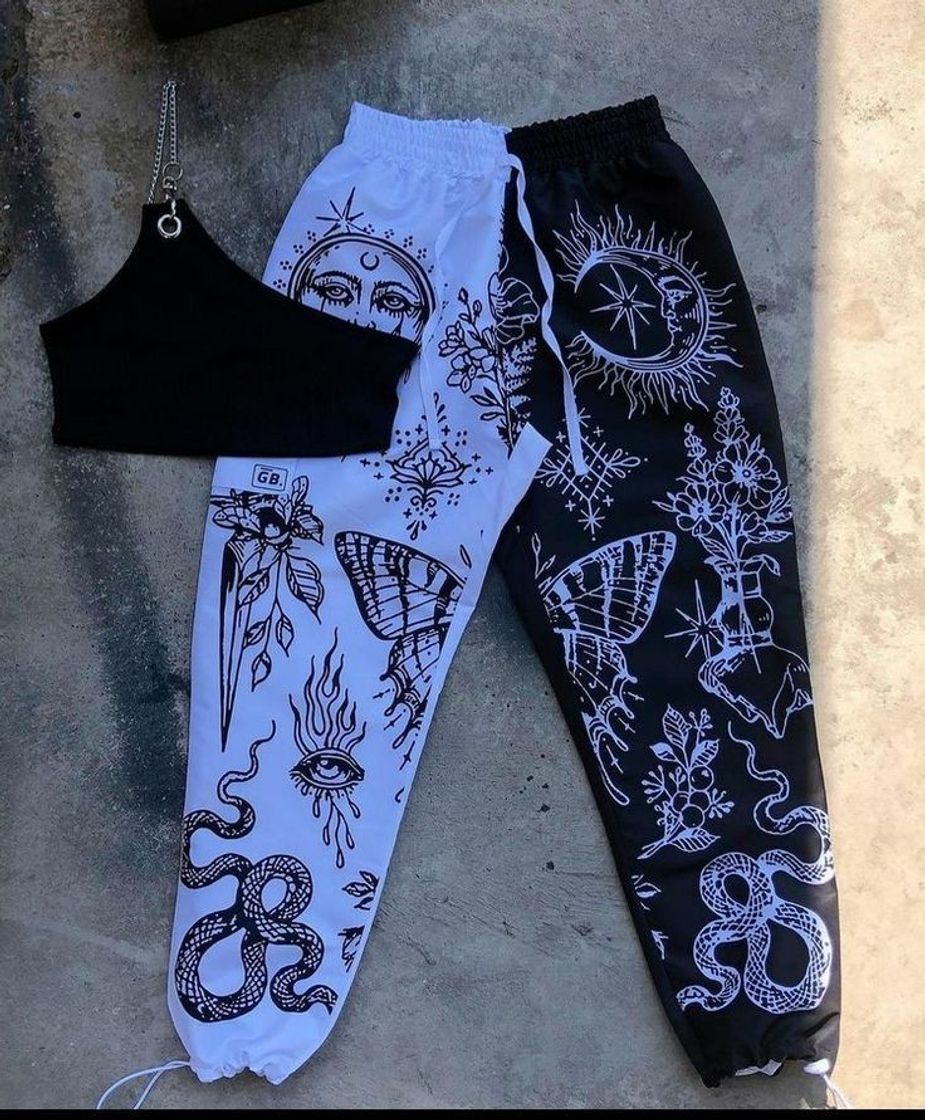 Fashion Calça moletom 