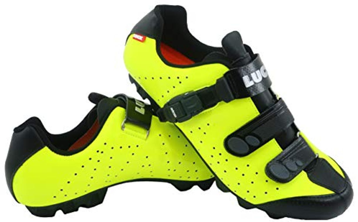 Social LUCK Zapatillas de Ciclismo MTB ODÍN con Suela de Carbono y Cierre