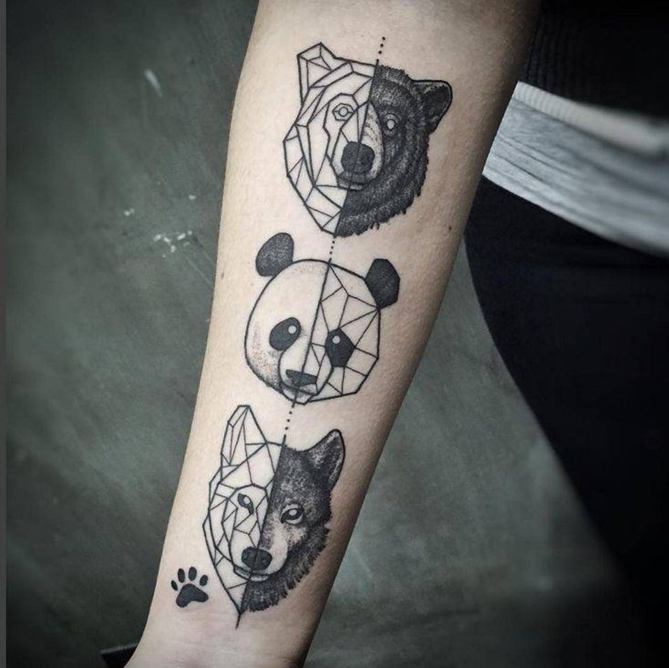 Social Tatuagem Geométrico