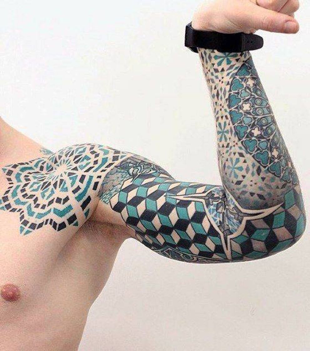 Social Tatuagem Geométrico