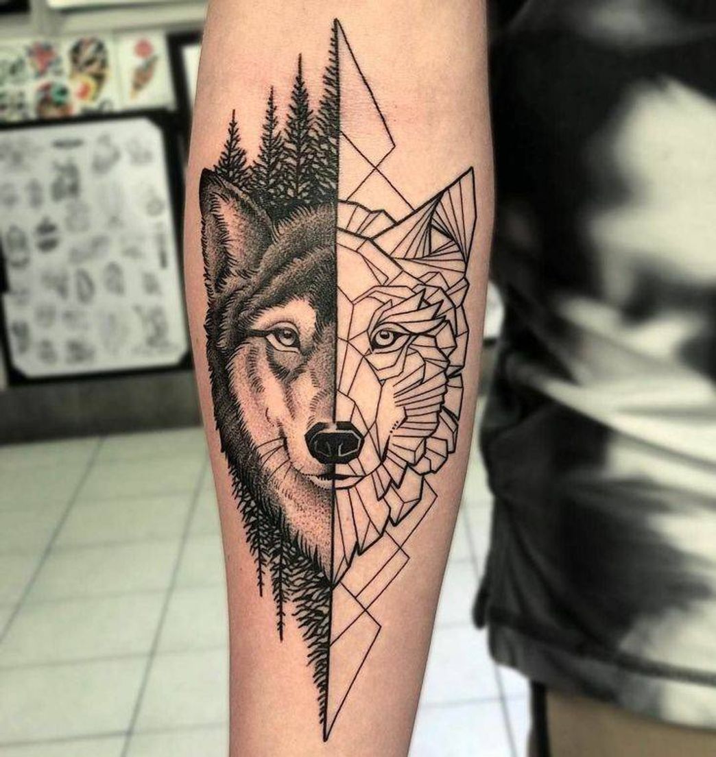 Social Tatuagem Geométrico