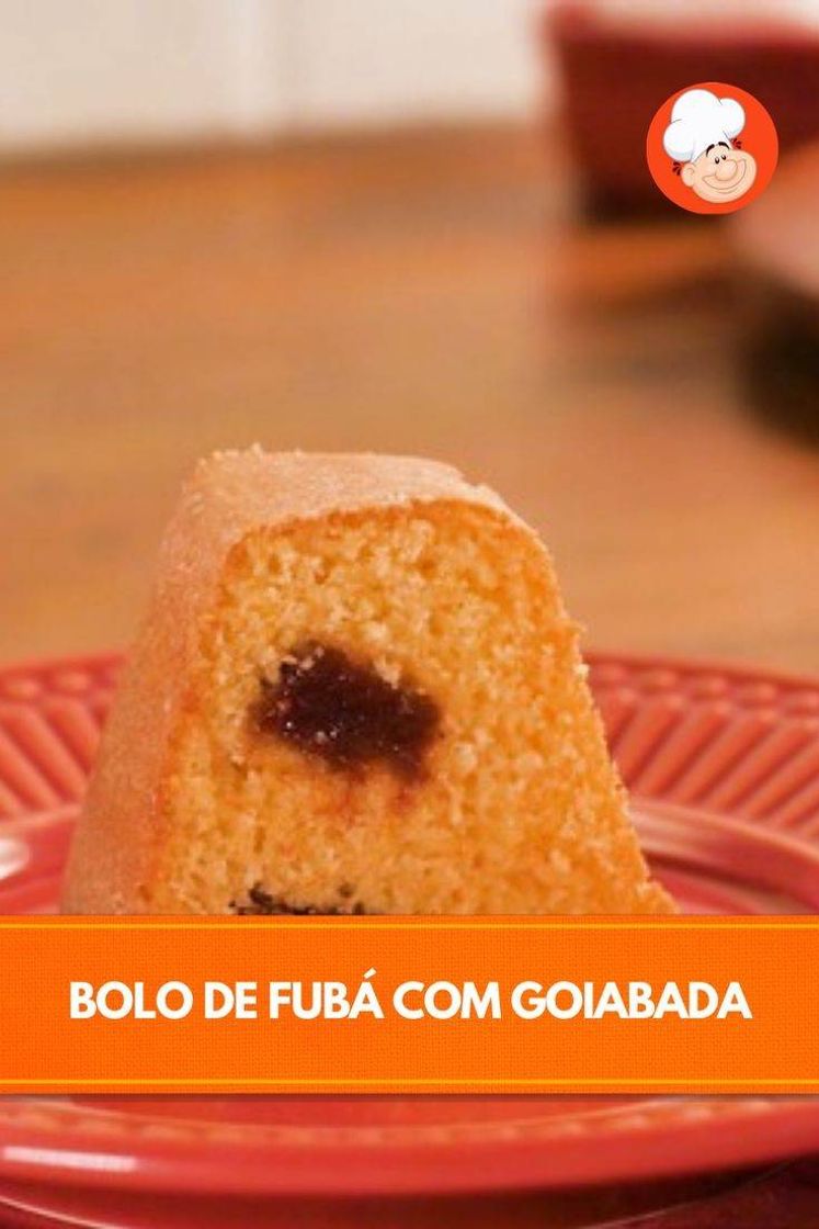 Social Bolo de Fubá com Goiabada