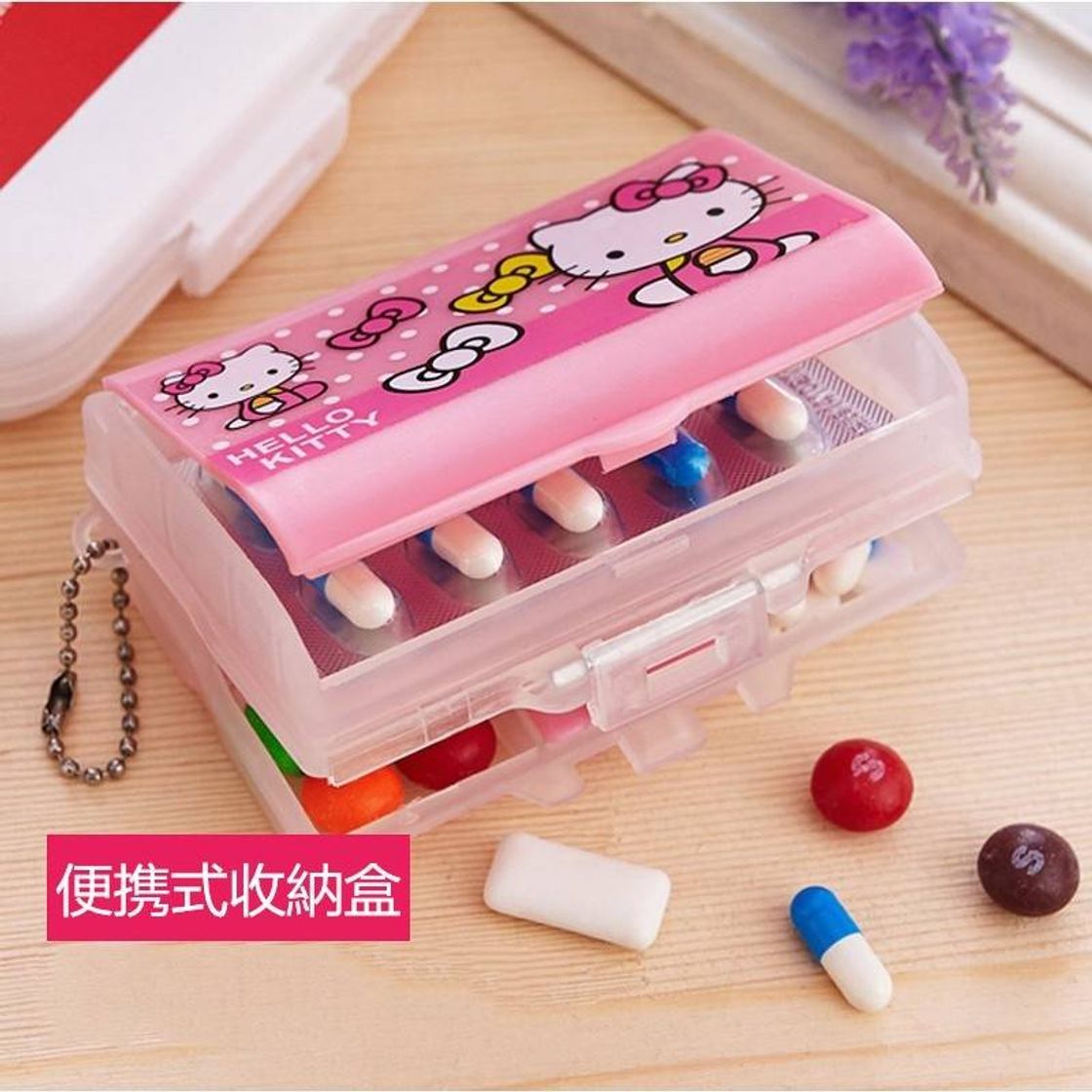 Products Porta comprimidos hello kitty