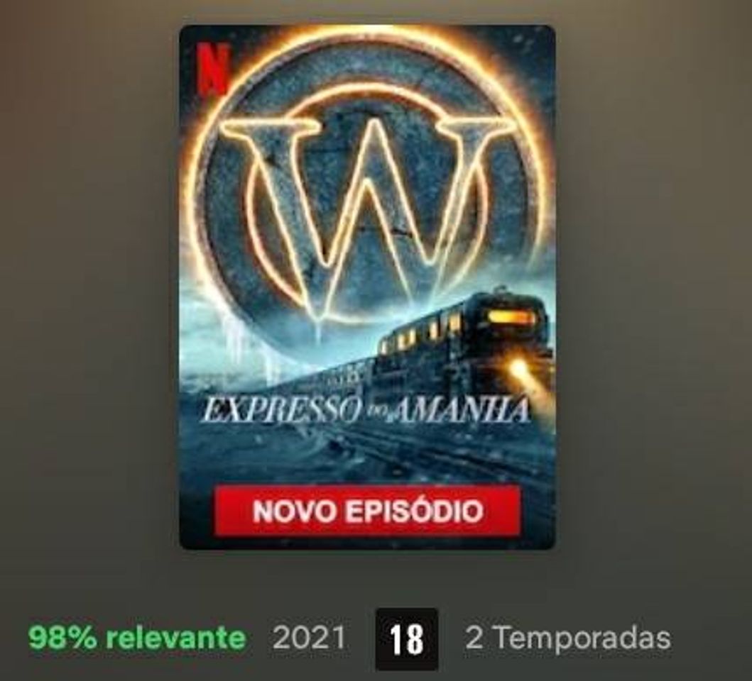 Serie Expresso do Amanhã 