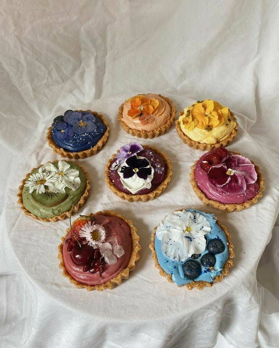 Moda Mini flower cheesecakes 