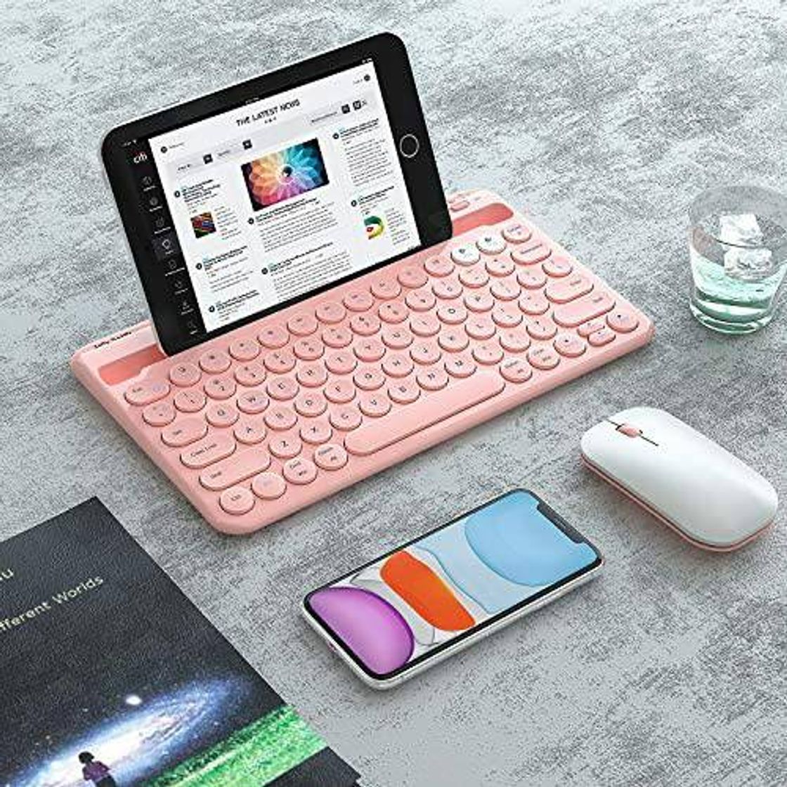 Fashion Bluetooth pink keyboard ⌨