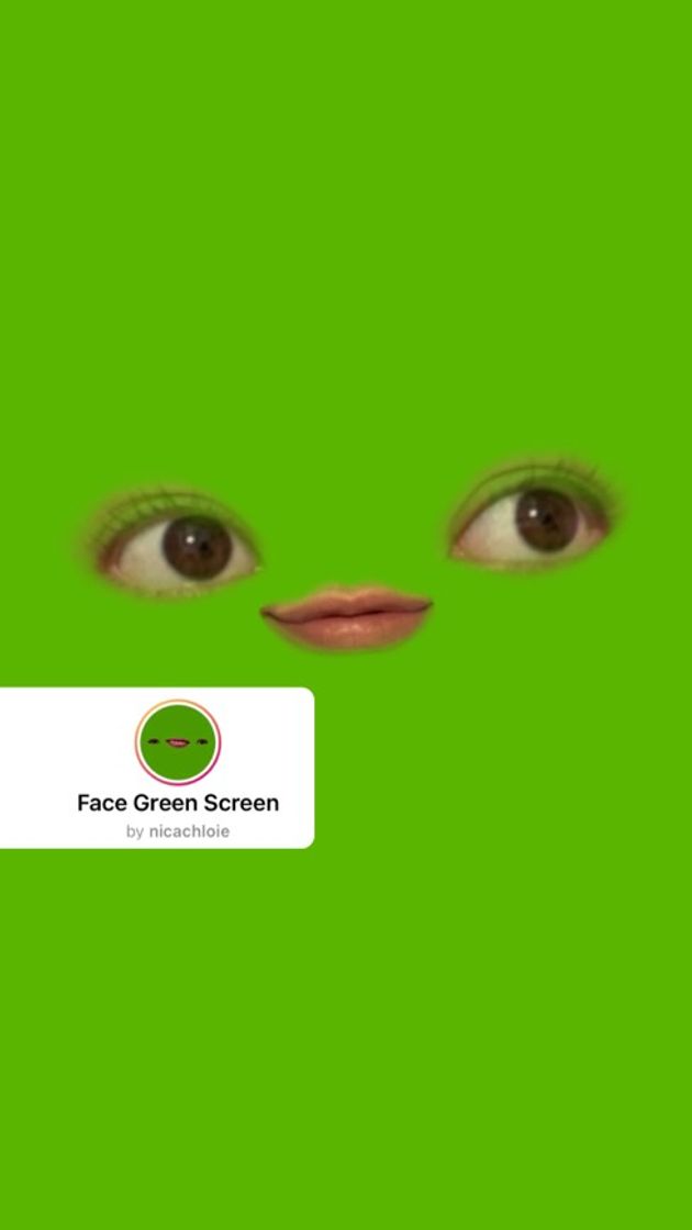 Moda Face Green Screen by nicachloie