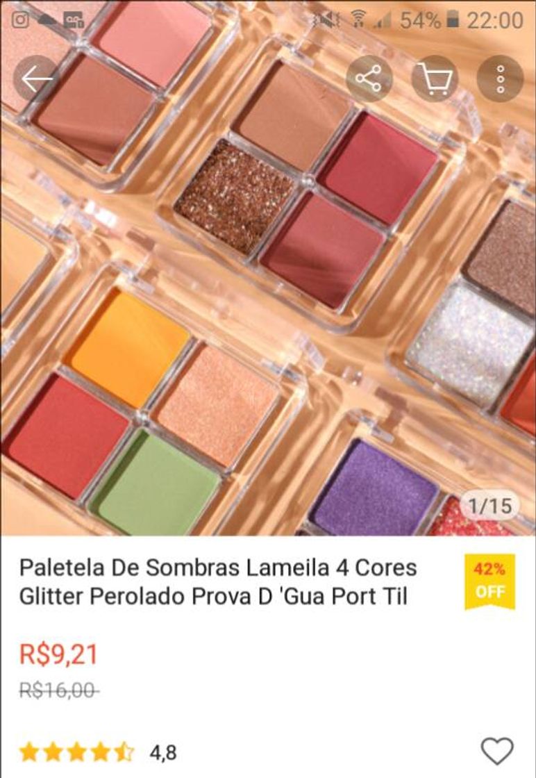 Moda Paleta de  sombras 